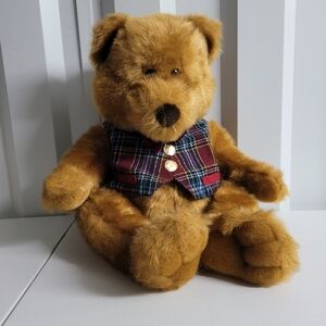 Vintage JcPenny holiday collection Golden bear large plush